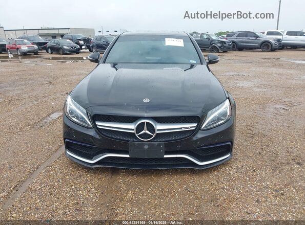 55SWF8GB0JU246126 2018 MERCEDES-BENZ AMG C 63 Black ხელსაწყოთა პანელის ხედი