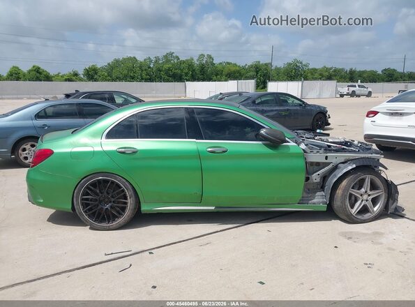 55SWF8GB4GU128251 2016 MERCEDES-BENZ AMG C 63 Green Սալոնի հետևի տեսք