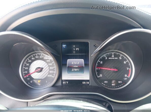 55SWF8GB8HU207679 2017 MERCEDES-BENZ AMG C 63 Black Vista de los asientos traseros
