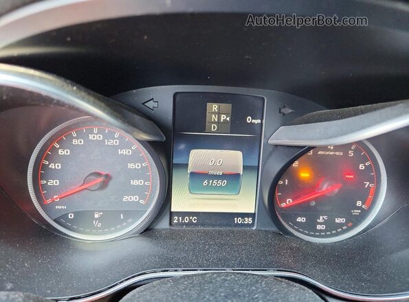 55SWF8HB9JU246771 2018 MERCEDES-BENZ C Black Vista del cuadro de instrumentos