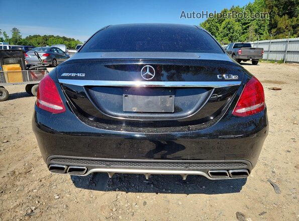 55SWF8HB9JU246771 2018 MERCEDES-BENZ C Black Vista trasera