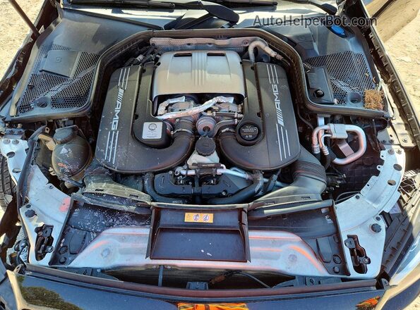 55SWF8HB9JU246771 2018 MERCEDES-BENZ C Black Vista interior trasera