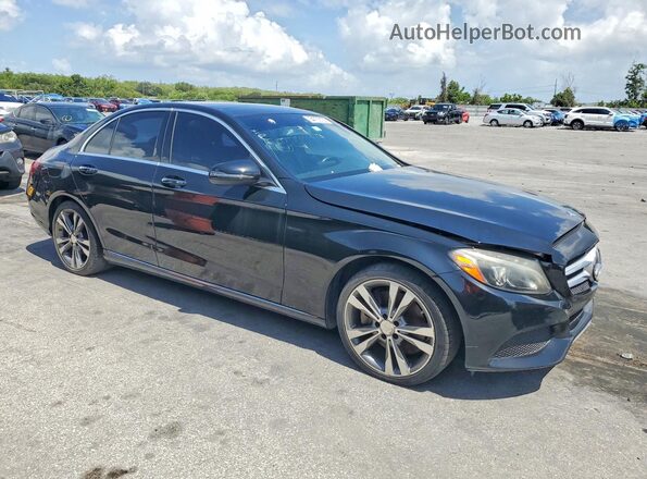 55SWF4JB6GU171703 2016 MERCEDES-BENZ C Black Vista frontal
