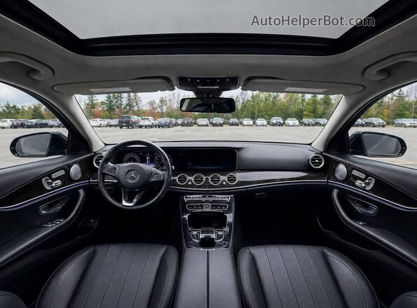 WDDZF4KBXHA066742 2017 MERCEDES-BENZ E-CLASS Gray უკანა სავარძლების ხედი