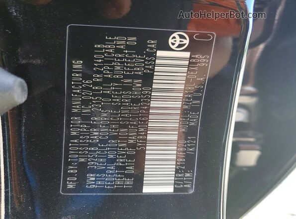 5YFB4MDE6TP423590 2026 TOYOTA COROLLA Black 