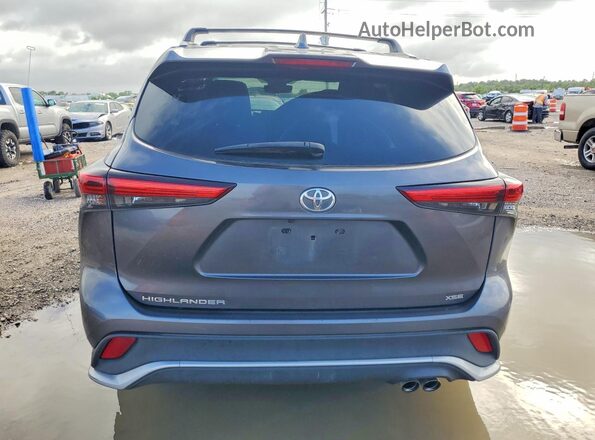 5TDLZRAH5MS068907 2021 TOYOTA HIGHLANDER Gray Widok wnętrza z przodu