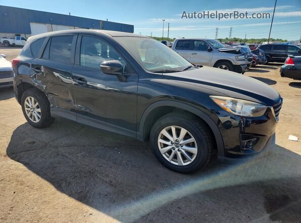 JM3KE4CY4G0770156 2016 MAZDA CX-5 Black Widok z przodu