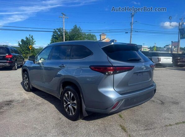 5TDGZRBH6NS174915 2022 TOYOTA HIGHLANDER Серый Задняя правая четверть