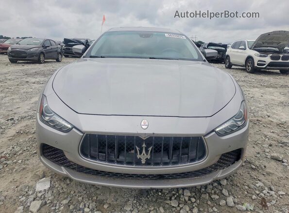 ZAM57XSL1H1198896 2017 MASERATI GHIBLI Gray Вид ззаду