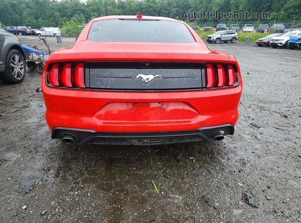 1FA6P8TH2L5186952 2020 FORD MUSTANG Red Front interior view