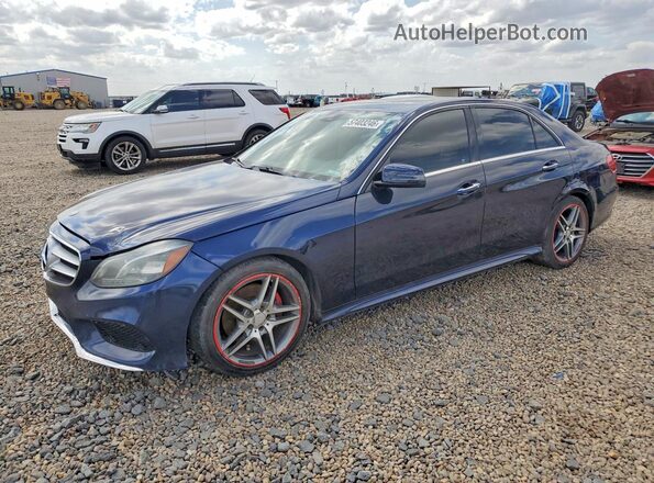 WDDHF5KB0GB191369 2016 MERCEDES-BENZ E Синий 
