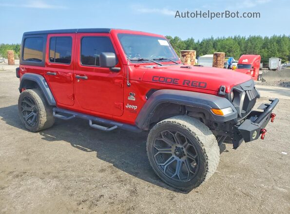 1C4HJXDG5KW528214 2019 JEEP WRANGLER Red 