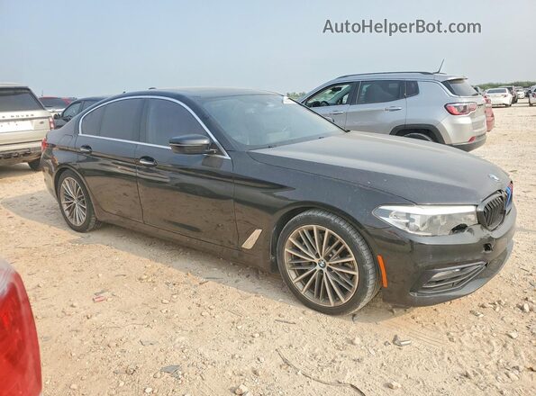 WBAJA5C55JWA37131 2018 BMW 5 SERIES Black Delantero derecho