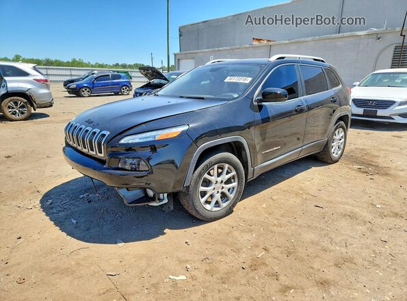 1C4PJLCB5HW540382 2017 JEEP CHEROKEE Черный Задняя левая четверть