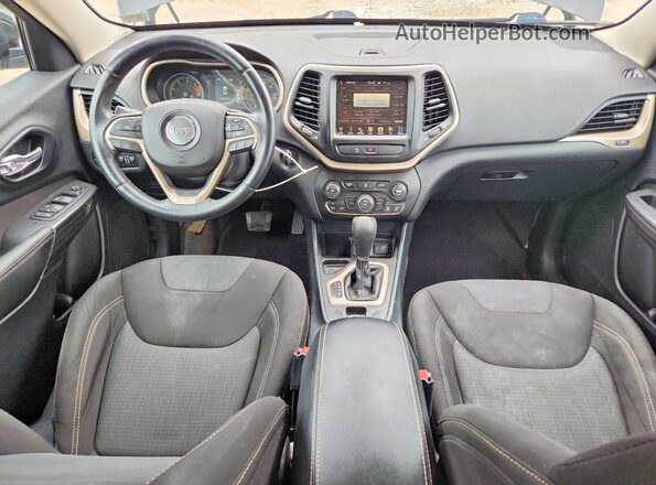 1C4PJLCB9GW291941 2016 JEEP CHEROKEE Black Widok zestawu wskaźników