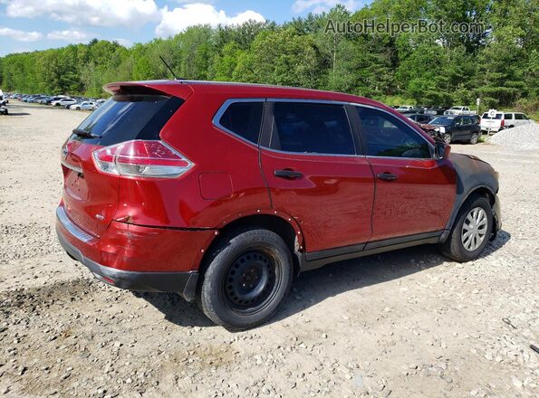 5N1AT2MV2GC845725 2016 NISSAN ROGUE Red 