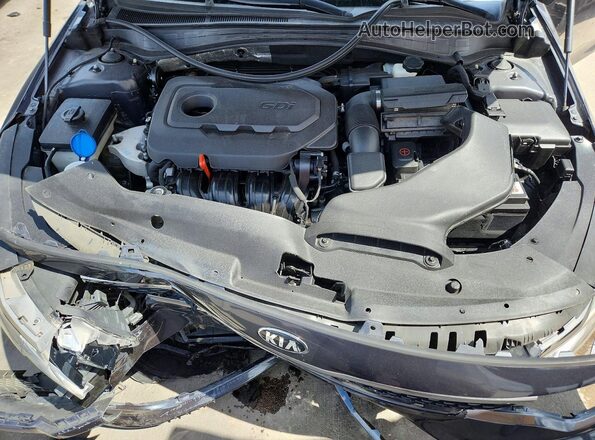 5XXGU4L39JG215893 2018 KIA OPTIMA Charcoal Engine compartment view