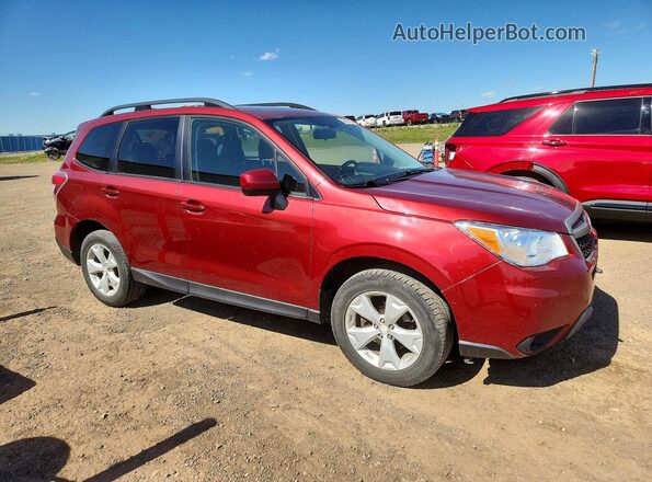 JF2SJCHC7GH446309 2016 SUBARU FORESTER Red Դիմացի տեսք