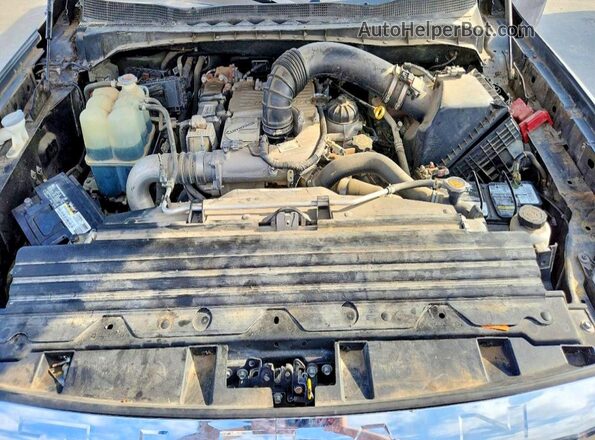 1N6BA1F14HN516885 2017 NISSAN TITAN Gray ძრავის განყოფილების ხედი