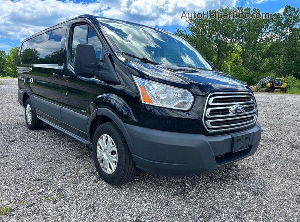 1FTYE1YM7JKA38526 2018 FORD TRANSIT Черный Задняя левая четверть
