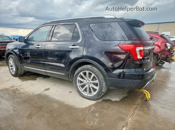 1FM5K7F81GGC85794 2016 FORD EXPLORER Black Tył prawy