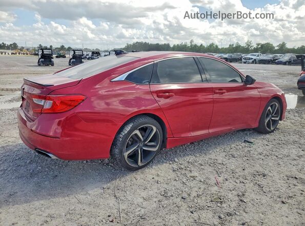 1HGCV1F30NA000265 2022 HONDA ACCORD Red Delantero derecho