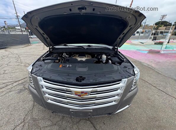 1GYS3DKJ7KR173584 2019 CADILLAC ESCALADE Gray Dashboard view