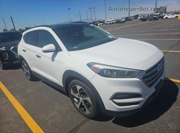 KM8J3CA26GU125385 2016 HYUNDAI TUCSON White Հետևի ձախ