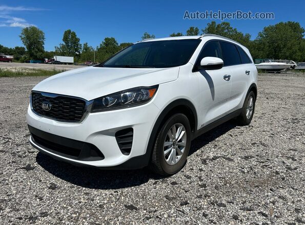 5XYPGDA33KG454475 2019 KIA SORENTO White 