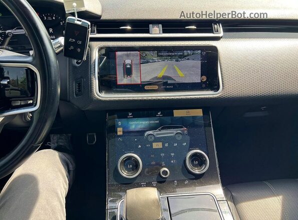 SALYT2EX7MA311302 2021 LAND ROVER RANGE ROVER Gray Rear interior view