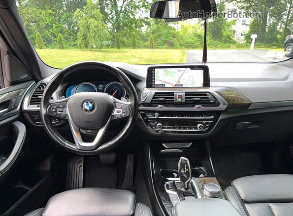 5UXTR9C52JLC73490 2018 BMW X3 Black Հետևի նստատեղերի տեսք