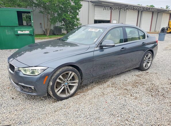 WBA8B9G37HNU54906 2017 BMW 3 SERIES Серый Задняя левая четверть