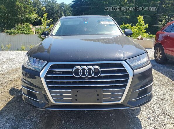 WA1LHAF76KD020551 2019 AUDI Q7 Black უკანა ხედი
