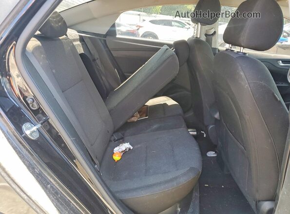 3KPC24A69LE120733 2020 HYUNDAI ACCENT Black Widok wnętrza z tyłu