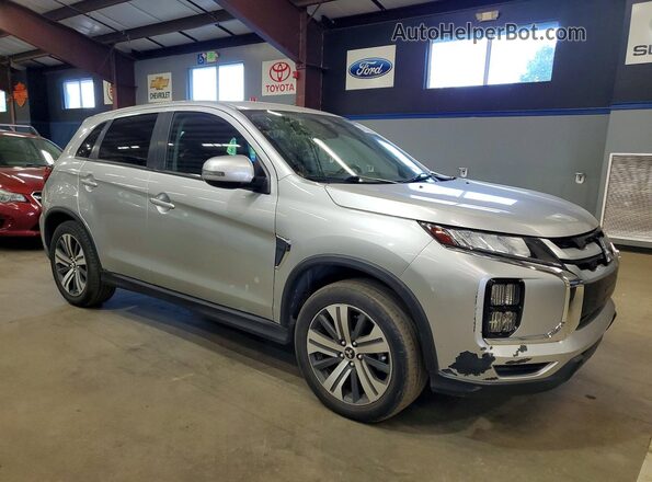 JA4ARUAU9MU022686 2021 MITSUBISHI OUTLANDER Silver 