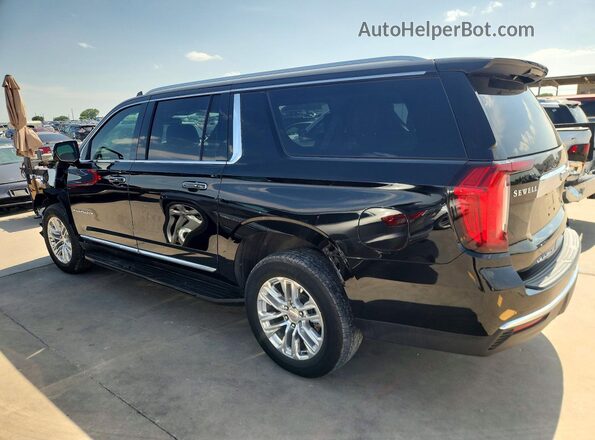 1GKS1GKD9NR275050 2022 GMC YUKON Черный Задняя правая четверть