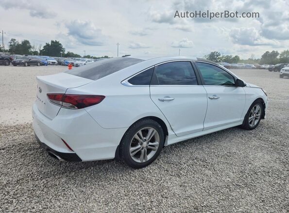 5NPE34AF7JH629265 2018 HYUNDAI SONATA White Front right