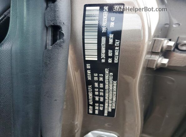 ZARFAMAN1K7600891 2019 ALFA ROMEO GIULIA Gray Widok naklejki z numerem VIN