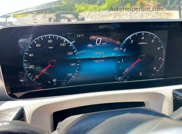 W1K3G4FB6LW047761 2020 MERCEDES-BENZ A-CLASS Gray Vista del salpicadero