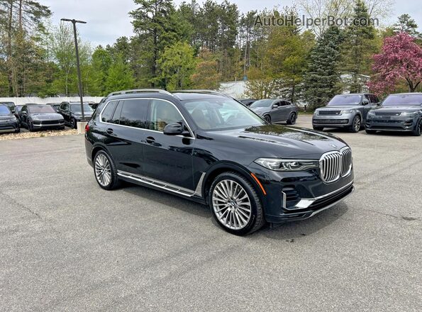 5UXCW2C06M9F67044 2021 BMW X7 Black Задня права чверть