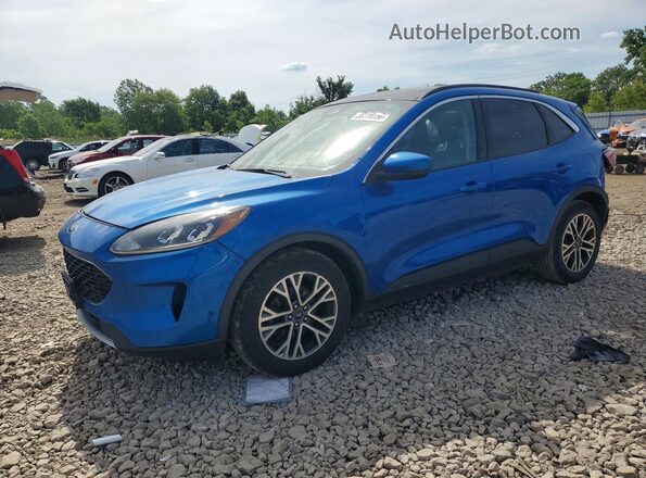 1FMCU0H6XLUA25586 2020 FORD ESCAPE Blue 