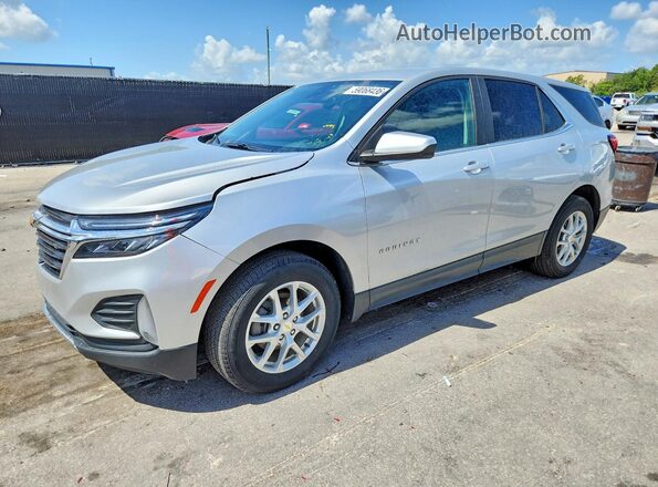 2GNAXTEV5N6133736 2022 CHEVROLET EQUINOX Silver Trasero izquierdo