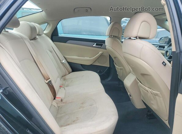 5NPE24AF1GH389741 2016 HYUNDAI SONATA Black Սալոնի հետևի տեսք