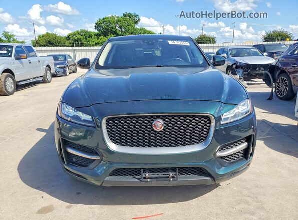 SADCL2BV7HA085292 2017 JAGUAR F-PACE Green უკანა ხედი