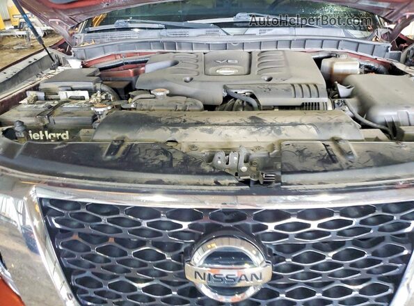 JN8AY2NF4JX300188 2018 NISSAN ARMADA Burgundy Vista del compartimento del motor