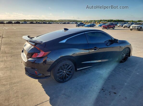 2HGFC3A57LH753829 2020 HONDA CIVIC Black Przód prawy