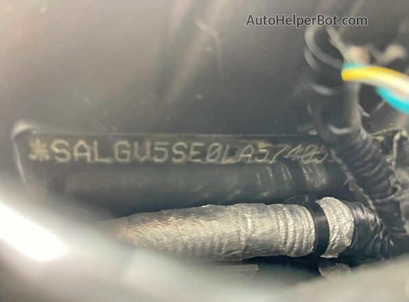 SALGV5SE0LA574059 2020 LAND ROVER RANGE Серый 