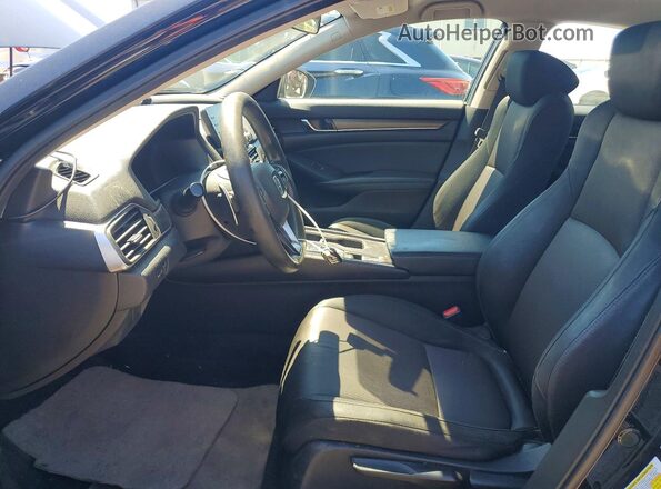 1HGCV3F17KA007946 2019 HONDA ACCORD Черный Вид панели приборов