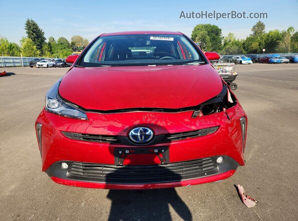 JTDL9MFU1N3038363 2022 TOYOTA PRIUS Red 