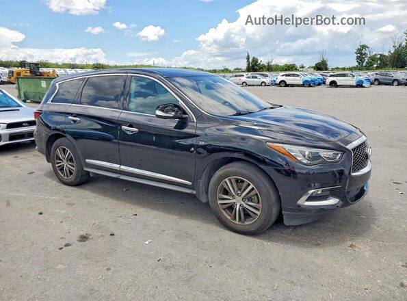 5N1DL0MN8KC555886 2019 INFINITI QX60 Black Вид спереду